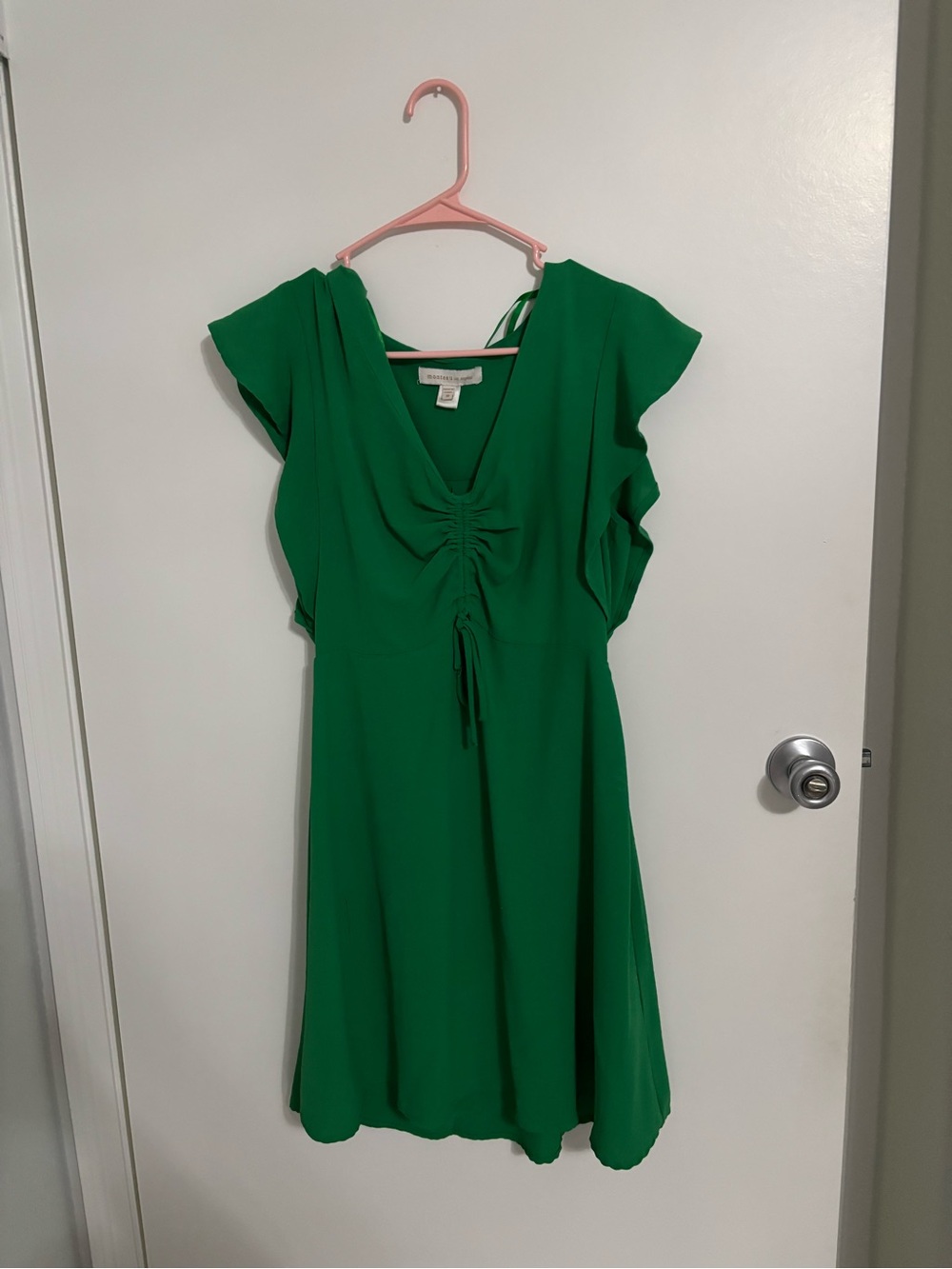 Green Casual Mini Dress